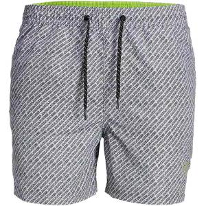 JACK & JONES Бански гащета Jack & jones Jpstfiji swimming shorts - Grey (White)