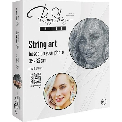 Ring String RingString Mini - vytvořte si obraz z nití podle fotky