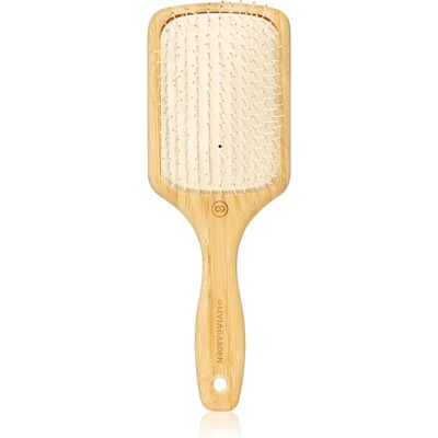 Olivia Garden Bamboo Touch плоска четка за коса и скалп Nylon L