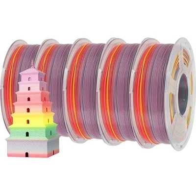 Sunlu / jayo Филамент PLA Rainbow SUNLU 1 KG. / JAYO 1.1 KG. 1.75mm за FDM 3D Принтери