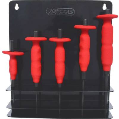 KS Tools 156.0000 Súprava dierovačov s predpažbím, 5 ks 3-8 mm