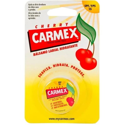 CARMEX Cherry SPF 15 Lip Balm 7.5g - Red (Yellow / Red)