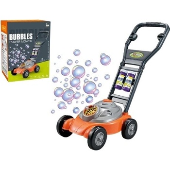 Kosačka vypúšťajúca mydlové bubliny