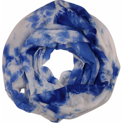 Batik tunelový šál B1806 modrá