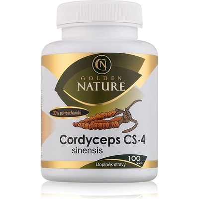 Golden Nature Cordyceps 30% polysacharidů 100 kapslí