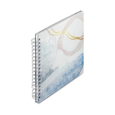Hama album klasické spirálové WATERCOLOR 28x24 cm, 50 stran, modré