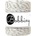 Bobbiny 3PLY Macramé Rope 3 mm 50 m Silver Twist юта (TS-E041)