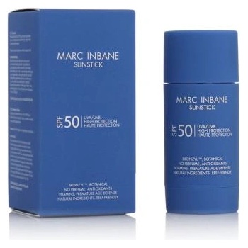 MARC INBANE Sunstick SPF50 слънцезащитен стик 15 g нюанс modrá унисекс