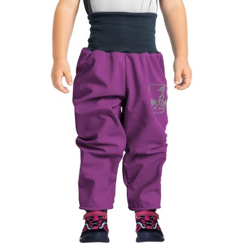 Unuo Batolecí softshellové kalhoty s fleecem reflexní obrázek Evžen Tm. šedé