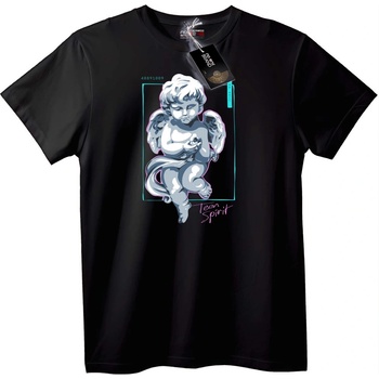 NOONEBRAND Тениска с Ангелче Cherub - XS, White