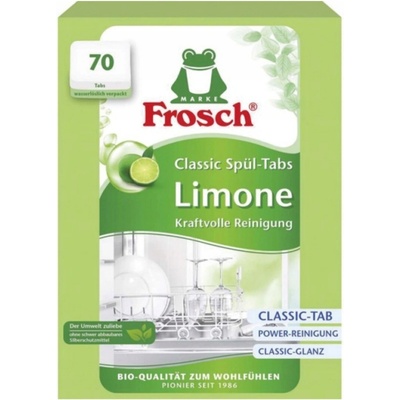 Frosch Tablety Kapsule do umývačky riadu Limetka 70 ks
