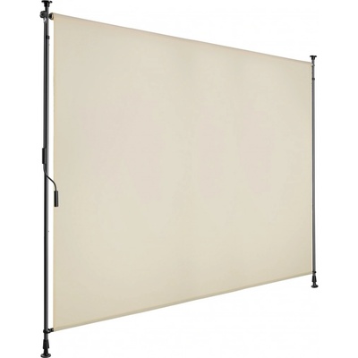 tectake 406152 markýza taija s ruční klikou - 120 x 310 cm,béžová