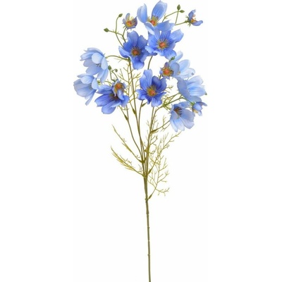 Umělá rostlina kosmos 90 cm - modrá
