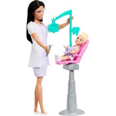 Barbie You Can Be Anything zubárka s detskou bábikou JMK15