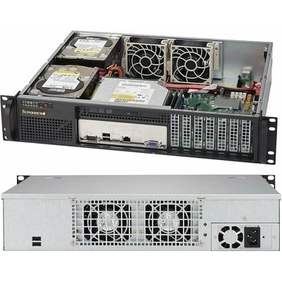 Supermicro SuperChassis 523L-505B 2U Čierna 500 W CSE-523L-505B