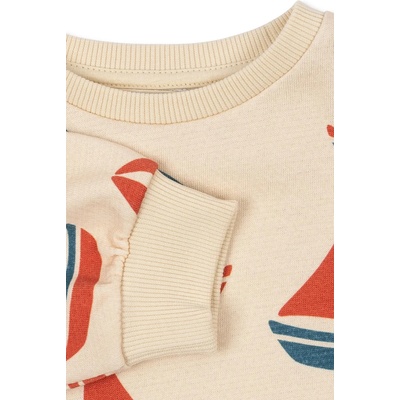 Konges Sløjd Детски памучен суичър Konges Sløjd LOUPY LOU SWEAT SHIRT OCS (KS104951.PPY2)