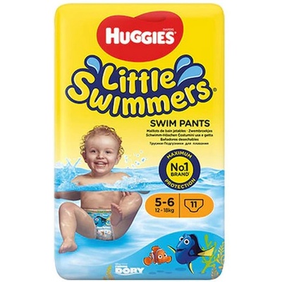 Huggies Бебешки бански пелени Huggies Little Swimmers - Размер 5, 12-18 kg, 11 броя (5029053538426)