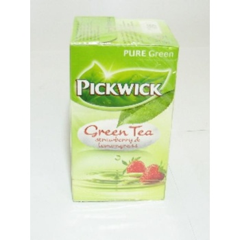 Pickwick Green Tea s jahodou 20 x 1,5 g