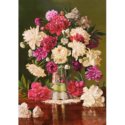 Castorland - Puzzle Beautiful Peonies - 500 piese