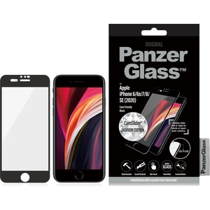 Panzer Стъклен протектор PanzerGlass за Apple iPhone 7/8/6/6s/2020 SE CaseFriendly, CamSlider, Privacy, Swarovski - Черно