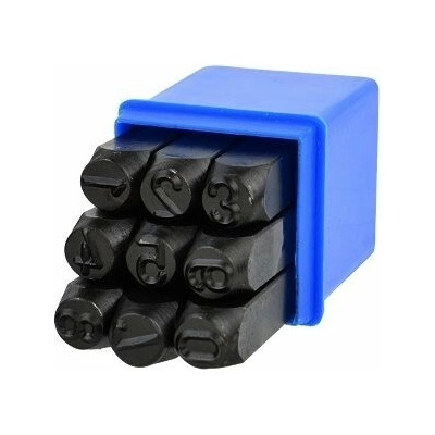 GEKO Razidla číselná 10 mm, 9 ks