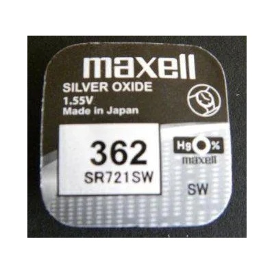 Maxell Бутонна батерия сребърна maxell sr-721 sw ag11/362/ 1.55v (ml-bs-sr-721-sw)