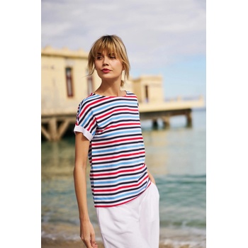 Moodo Дамска раирана тениска Moodo | Sin | ЖЕНИ | XS