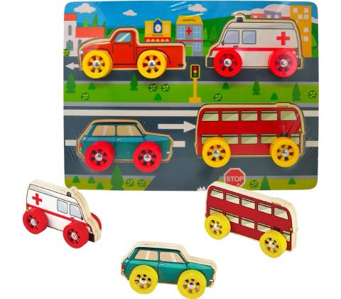 Babu puzzle autíčka