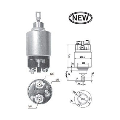Elektromagnetický spínač, štartér MAGNETI MARELLI 940113050543