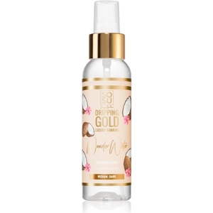 Dripping Gold Wonder Water Coconut автобронзираща мъгла за лице Medium - Dark 100ml