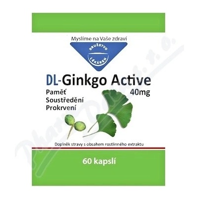 DL-Ginkgo Active 40mg 60 kapslí