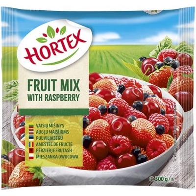 ПЛОДОВЕ Микс с малини замразени Hortex 300гр