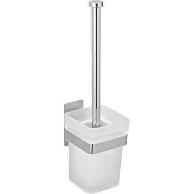 Wenko Genova WC štětka stříbrná