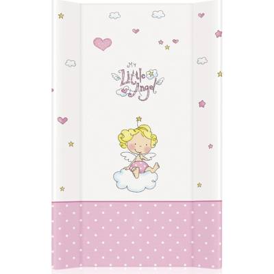 Твърда подложка Lorelli - Little Angel, 50 х 71 cm, бяло и розово (10130250004)
