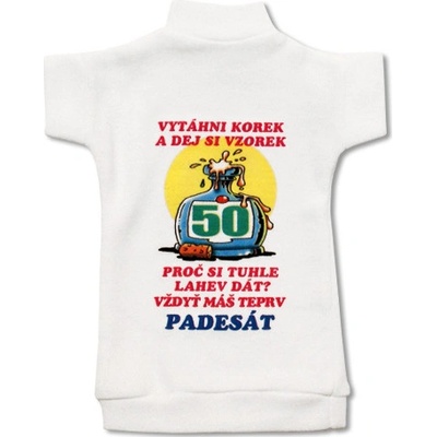 Divja Tričko na fľašu k päťdesiatke CZ