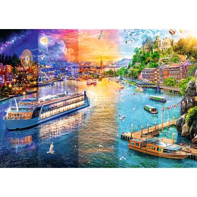 Trefl - Puzzle River cruise - 1 000 piese