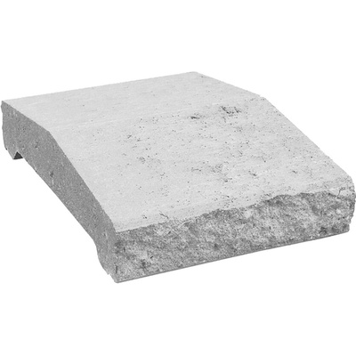 Diton Stříška plotová 30 200×300×70 mm průběžná štípaná bílá (120)