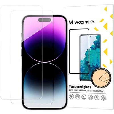 Wozinsky защитно закалено стъкло 2 бр. за Apple iPhone 17/iPhone 16 Pro - Прозрачен KP39715