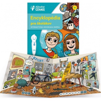 Albi Kúzelné čítanie interaktívne hovoriace kniha Encyklopédia pre školákov