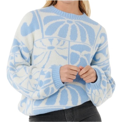 Rip Curl Дамски пуловер Rip Curl Women's AOTS TY Williams Jacquard Crew Jumper - Blue (117-3252-0214)