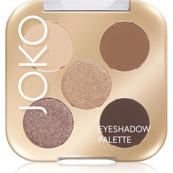 JOKO Eyeshadow Palette палитра сенки за очи с 5 цвята цвят Sparkling Sands 7 гр