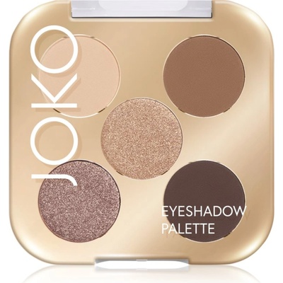 JOKO Eyeshadow Palette палитра сенки за очи с 5 цвята цвят Sparkling Sands 7 гр