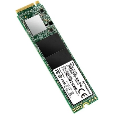 Твърд диск Transcend 1TB M. 2 2280, PCIe Gen3x4 M-Key 3D TLC DRAM-less (TS1TMTE110S)