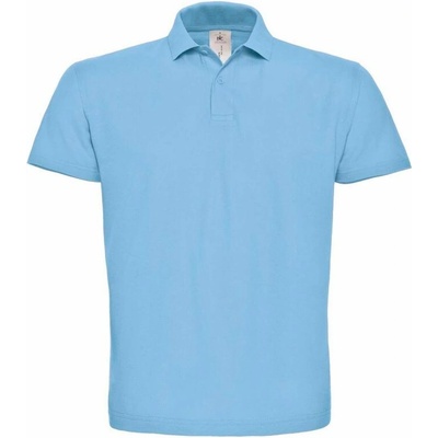 B&C ID.001 Piqué polo light modrá