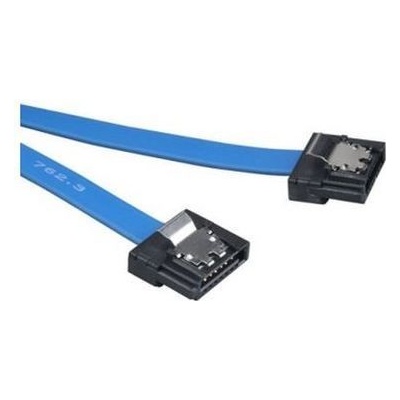 Kabel AKASA Super slim SATA3 datový kabel k HDD,SSD a optickým mechanikám, modrý, 30cm AK-CBSA05-30BL