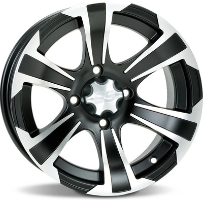 ITP SS312, 14x6 (4+2) Matte Black w/ Machined 4/156 1428448536B