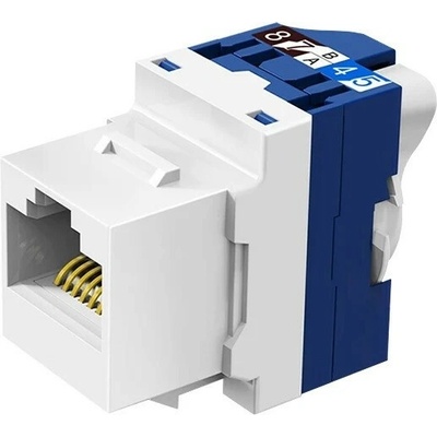 Keystone RJ45 samorezný, CAT6, UTP