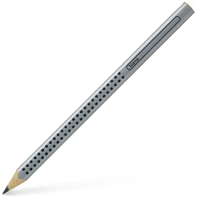 Faber-Castell Графитен молив, B, триъгълен, FABER-CASTELL "Jumbo Grip 2001" 111900 (111900)