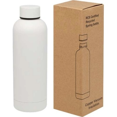 Spring RCS certifikovaná měděná vakuově izolovaná láhev 500 ml Bílá