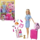 Barbie cestovatelka blondýnka